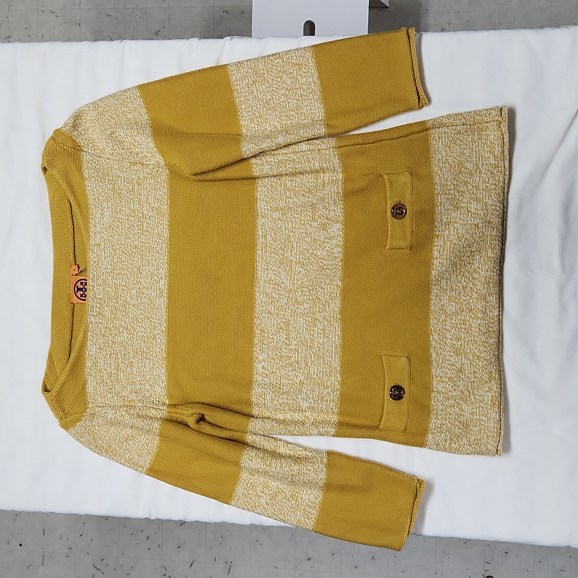 Tory Burch Striped Knit Sweater